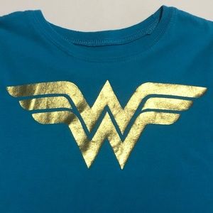 DC Comics Blue Wonder Woman Classic Logo T-Shirt